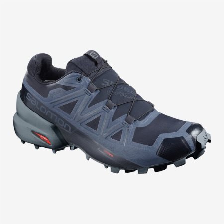 Salomon SPEEDCROSS 5 GTX Mens Trail Running Shoes Navy | Salomon South Africa